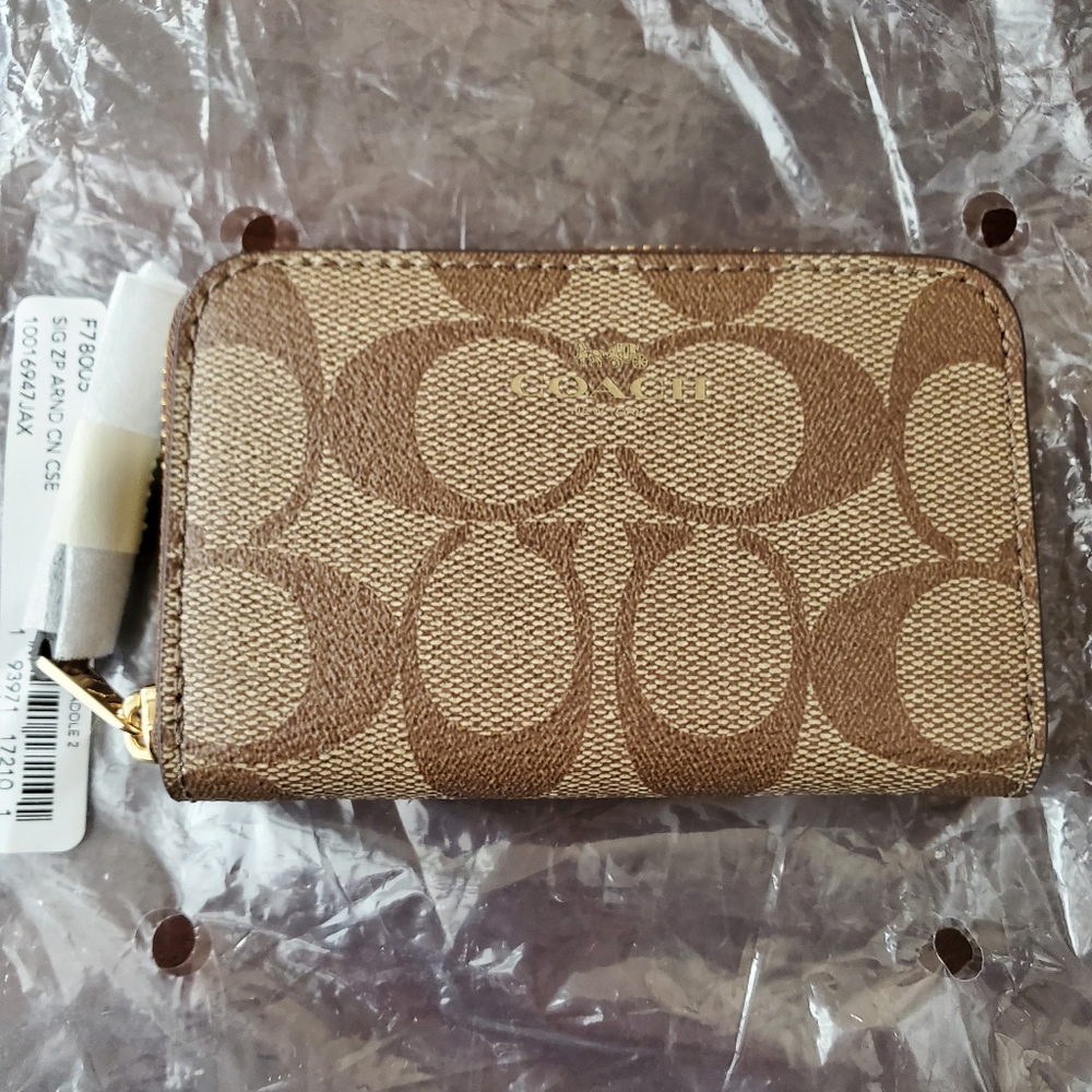 COACH Mini Zip Wallet